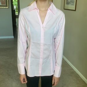 Pink Express Button Down